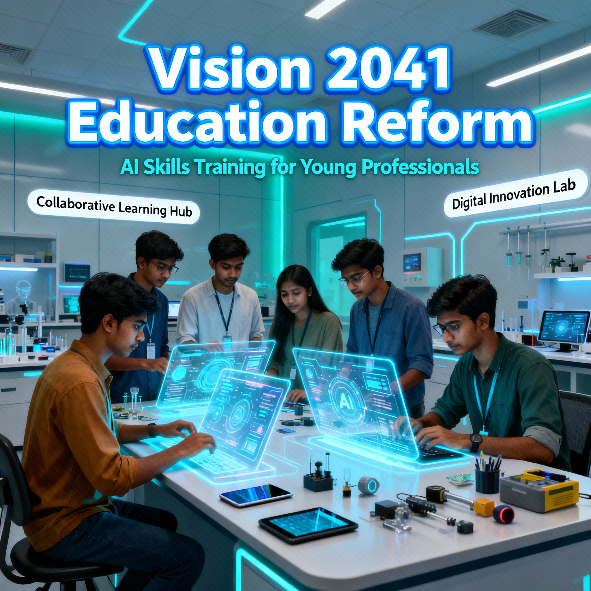 Preparing Youth for AI Careers Under Vision 2041