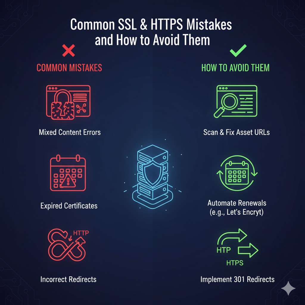 Common SSL & HTTPS Mistakes and How to Avoid Them
