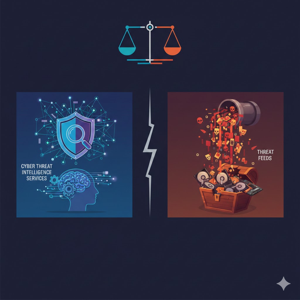 Cyber Threat Intelligence Services vs Threat Feeds