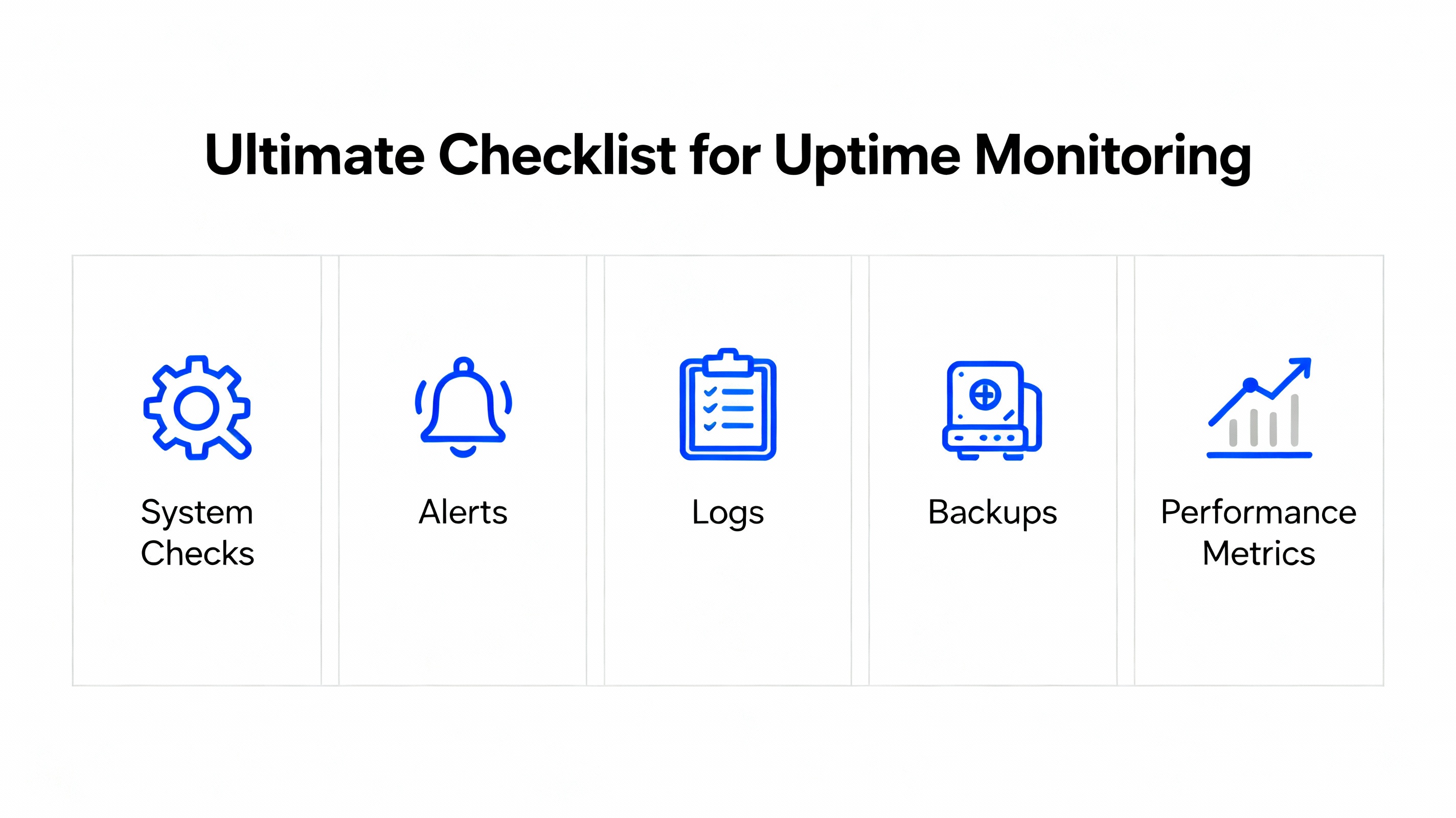 The Ultimate Checklist for Uptime Monitoring
