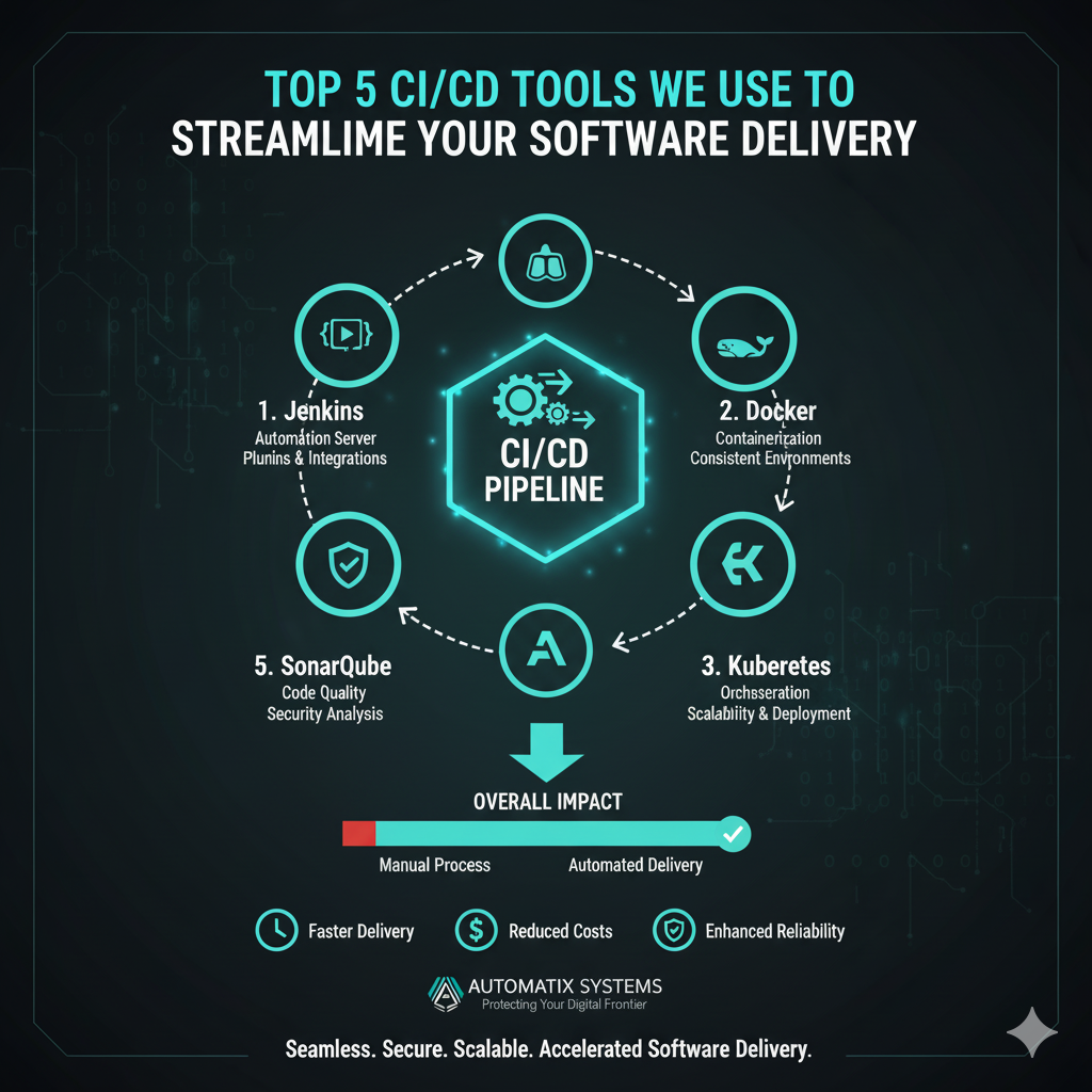 Top 5 CI/CD Tools We Use to Streamline Your Software Delivery