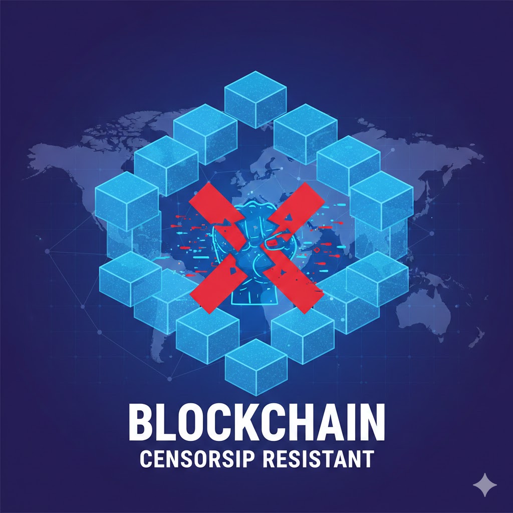 Blockchain and censorship resistance.