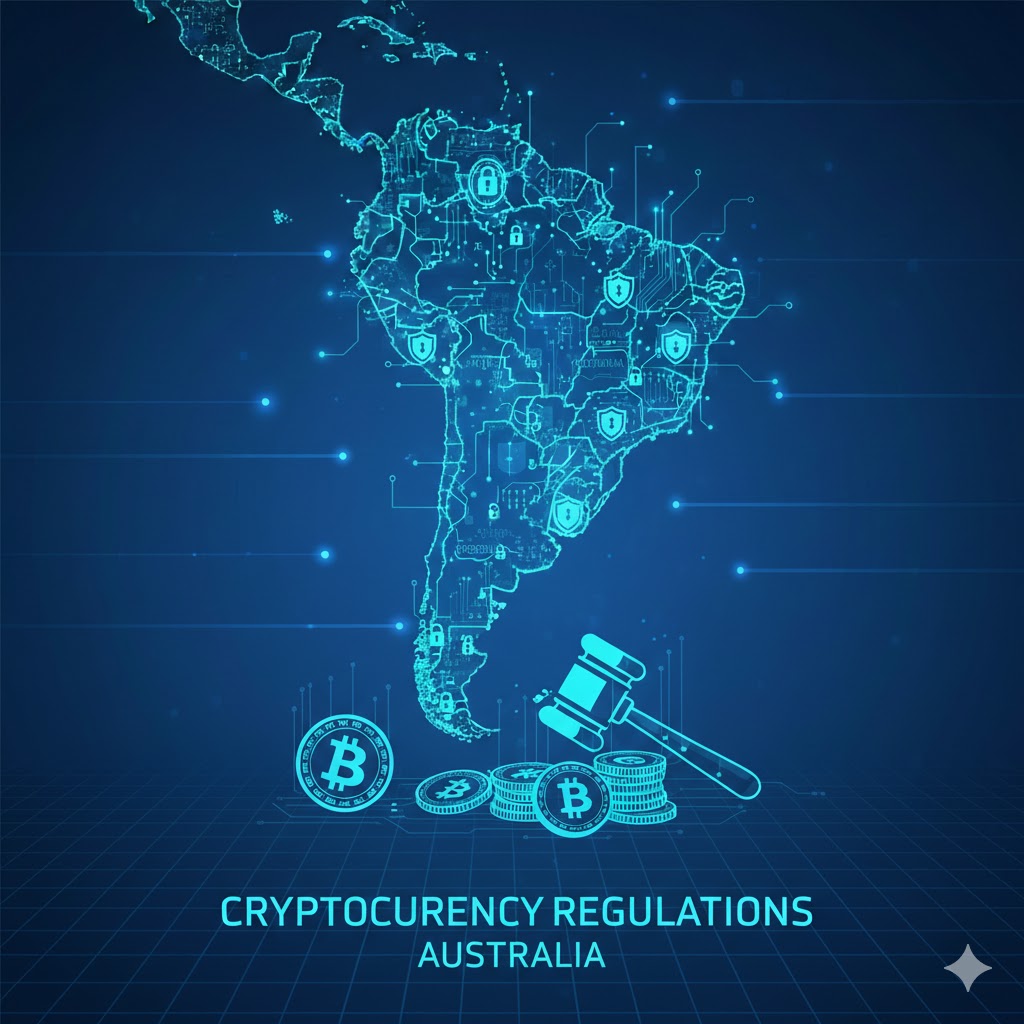 Cryptocurrency regulations in Australia.