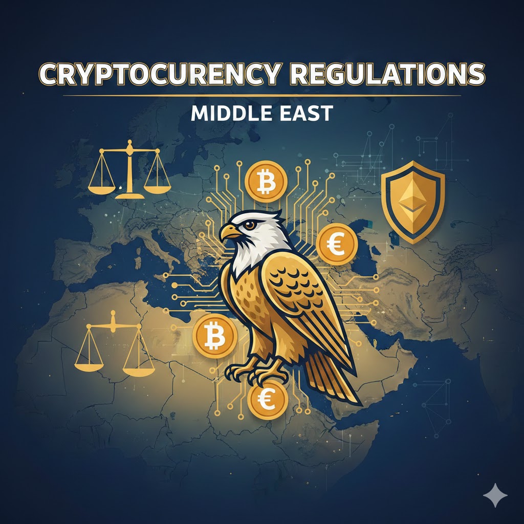 Cryptocurrency regulations in the Middle East.