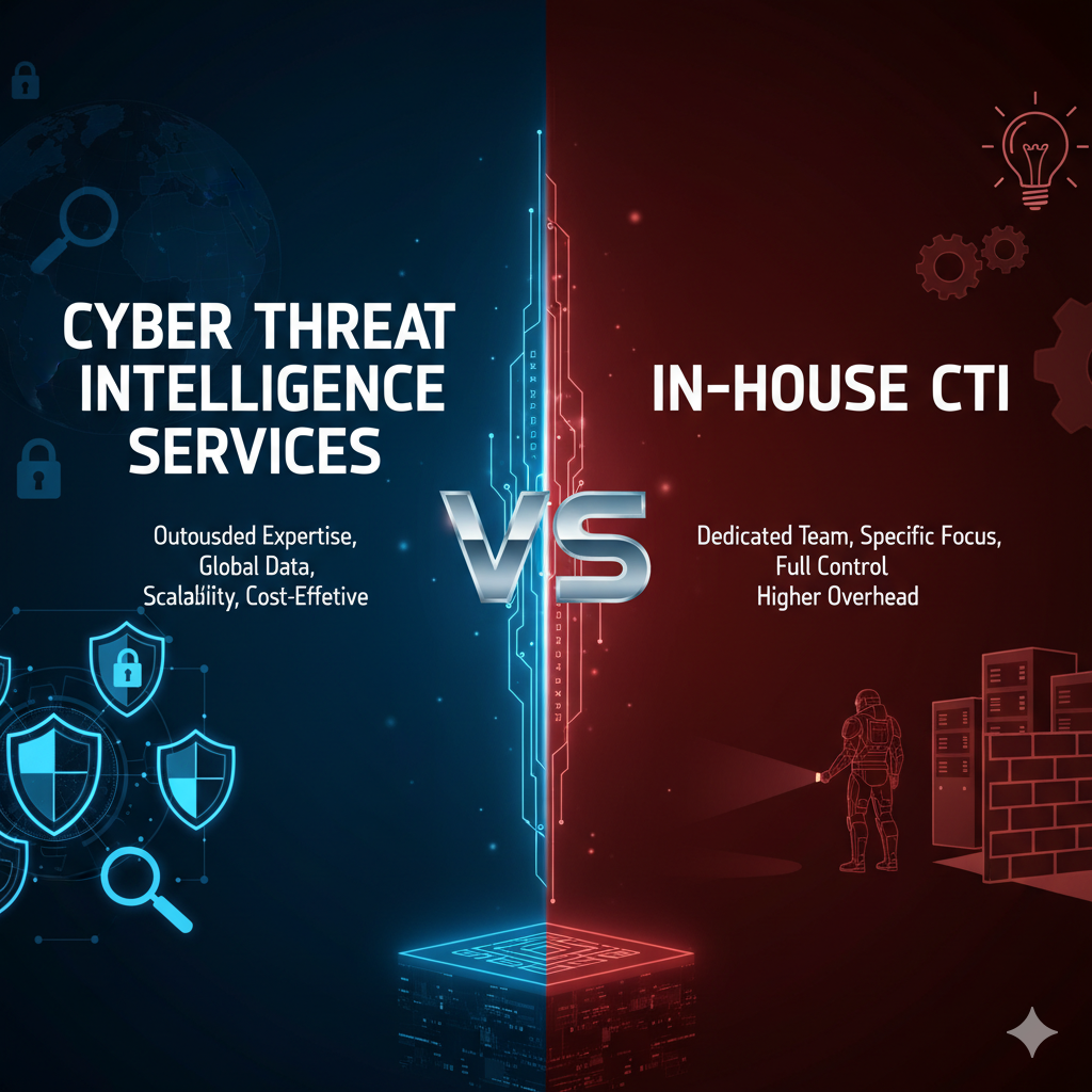 Cyber Threat Intelligence Services vs In-House CTI