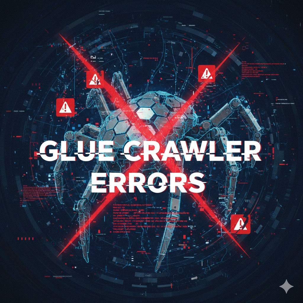 Glue crawler errors.