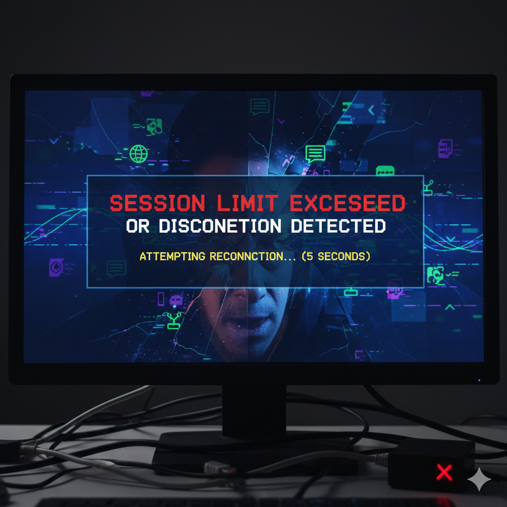 Session limit or disconnection issues