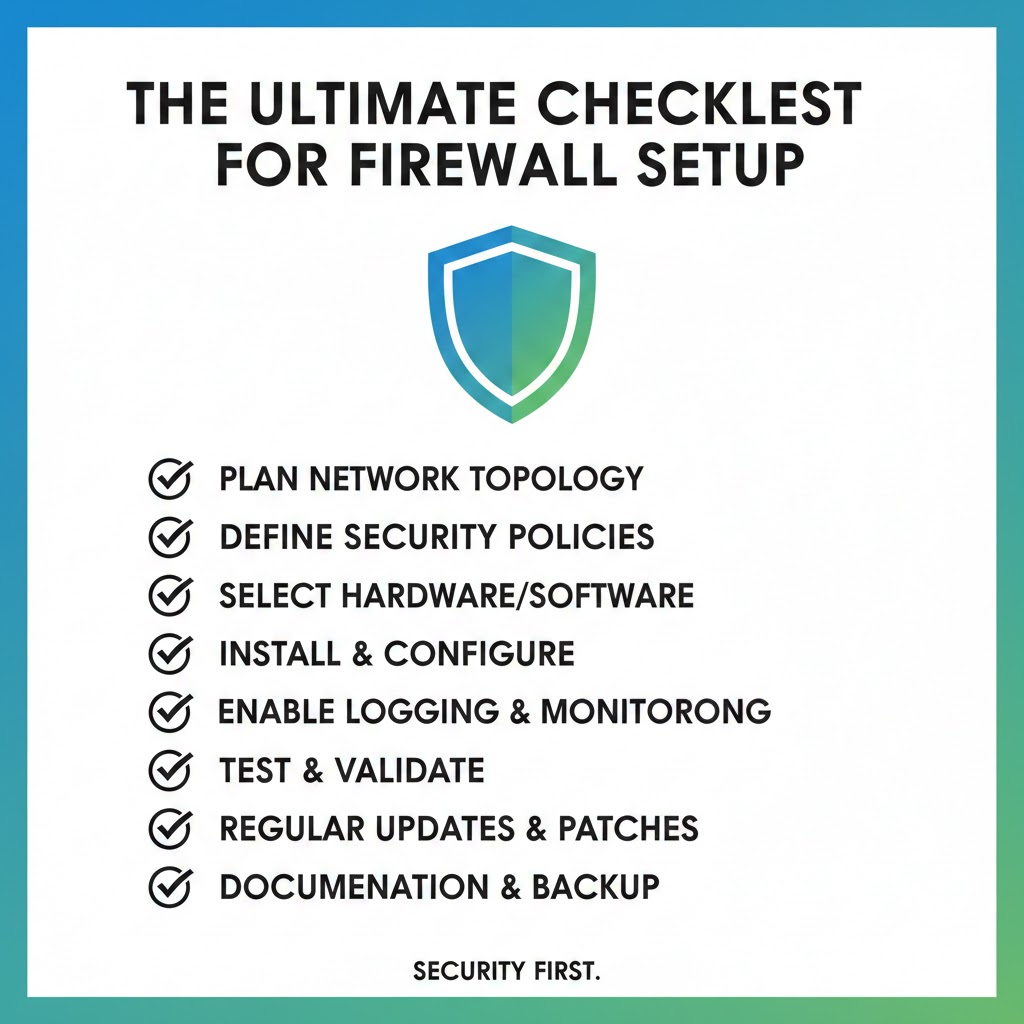 The Ultimate Checklist for Firewall Setup