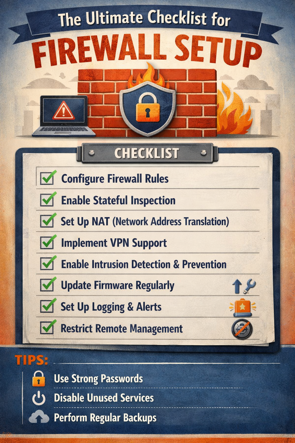 The Ultimate Checklist for Firewall Setup