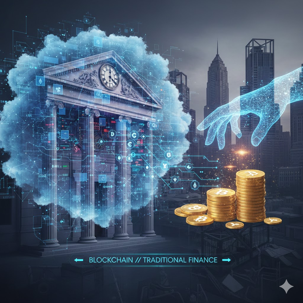 The impact of blockchain on traditional finance.