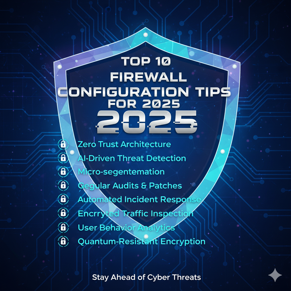 Top 10 Firewall Configuration Tips for 2025