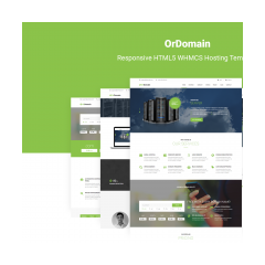 OrDomain | Responsive HTML5 WHMCS Hosting Template