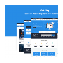 VirtuSky | Responsive Web Hosting and WHMCS WordPress Theme