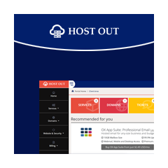 Hostout - Fully Responsive WHMCS Client Area Template