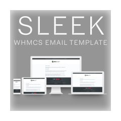 SLEEK: Email Template for WHMCS