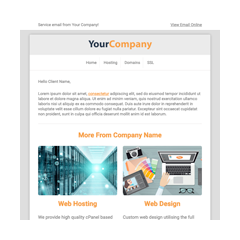 #1 Email Template: Flex Mail