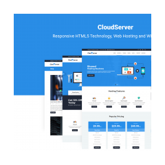 CloudServer | Responsive HTML5 Technology, Web Hosting and WHMCS Template