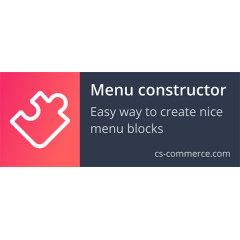 Advanced menu constructor