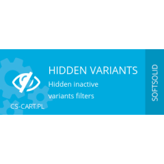 Hidden inactive variant filters