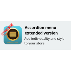 Extended Accordion menu