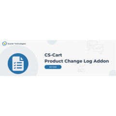 CS-Cart Product Change Log
