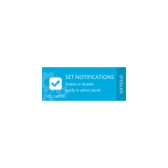 Default settings of sending notifications