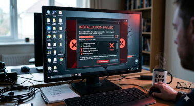 Incomplete or failed software installations