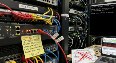 Incorrectly configured routing or NAT