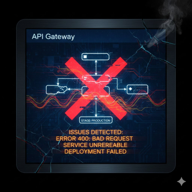 API Gateway stage issues.