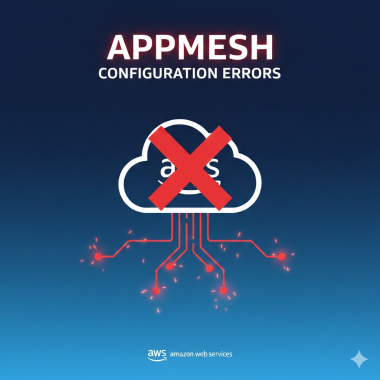 AppMesh configuration errors.