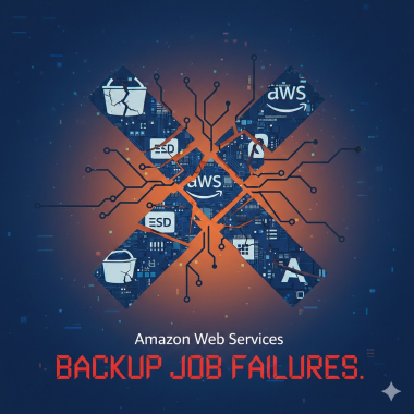 Backup job failures.