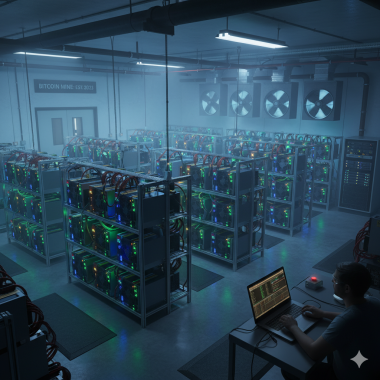 Bitcoin mining.