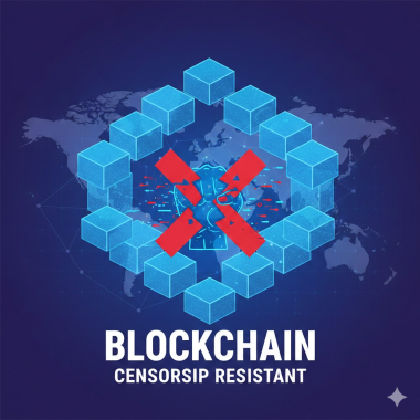 Blockchain and censorship resistance.