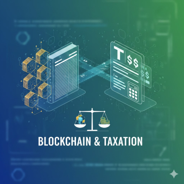 Blockchain and taxation.