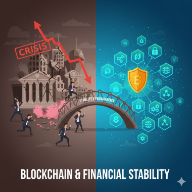 Blockchain and the financial crisis.