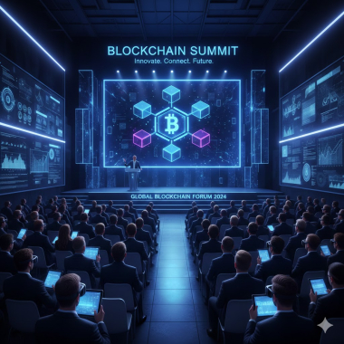 Blockchain conferences and events.