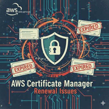 Certificate Manager renewal issues.