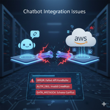 Chatbot integration issues.