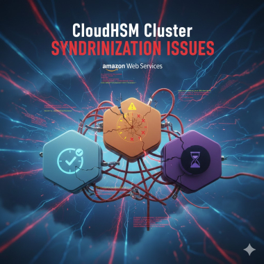 CloudHSM cluster synchronization issues.
