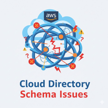 Cloud Directory schema issues.