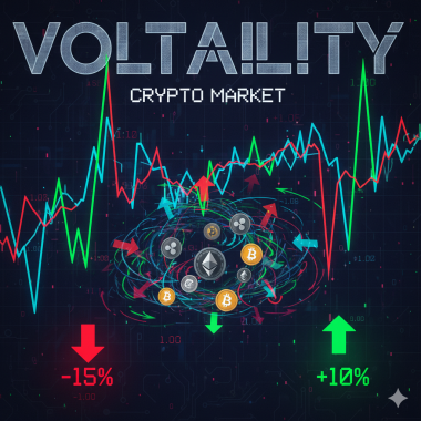 Crypto market volatility.
