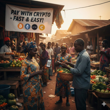 Cryptocurrency adoption in developing countries.