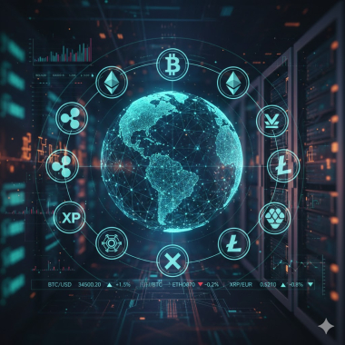 Cryptocurrency exchanges.