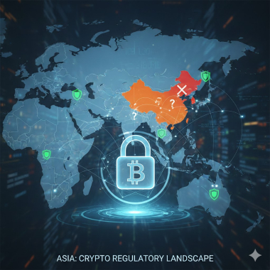 Cryptocurrency regulations in Asia.