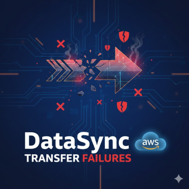 DataSync transfer failures.