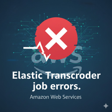 Elastic Transcoder job errors.