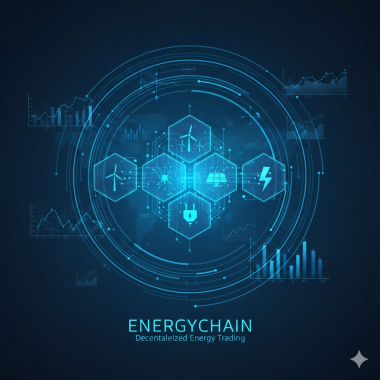 Energy trading with blockchain.