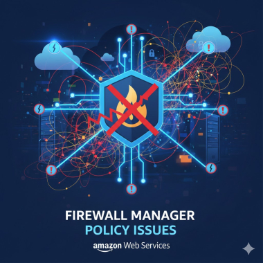 Firewall Manager policy issues.
