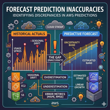 Forecast prediction inaccuracies.