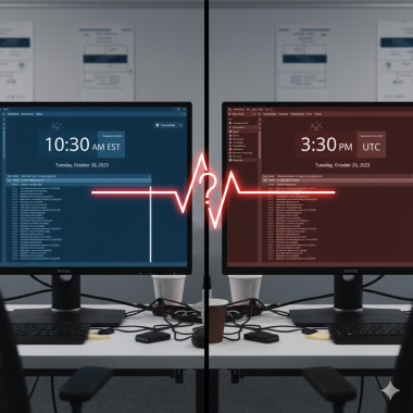 Inconsistent server time or time zone mismatches
